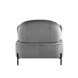 Кэнди с подлокотниками велюр серый
