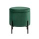 Грейс с ящиком велюр зелёный ножки металл Грейс с ящиком велюр зелёный ножки металл
