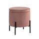 Грейс с ящиком велюр пыльно-розовый ножки металл