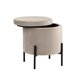 Грейс с ящиком велюр серо-бежевый на металлических черных ножках Грейс с ящиком велюр серо-бежевый на металлических черных ножках