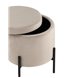 Грейс с ящиком велюр серо-бежевый на металлических черных ножках Грейс с ящиком велюр серо-бежевый на металлических черных ножках