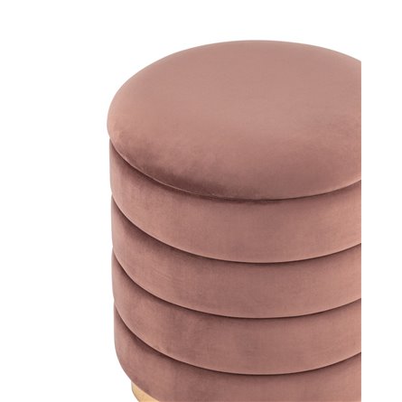 с ящиком Франсис велюр пыльно-розовый с декодированным основанием