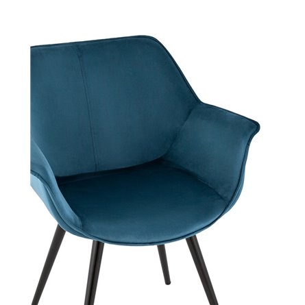 Мэйсон велюр пыльно-синий