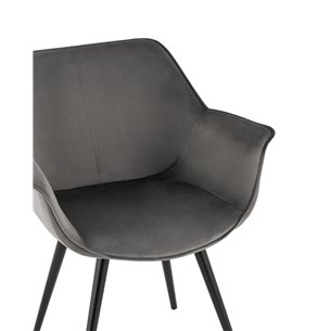 Мэйсон велюр темно-серый