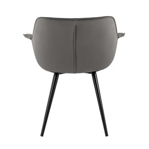 Мэйсон велюр темно-серый