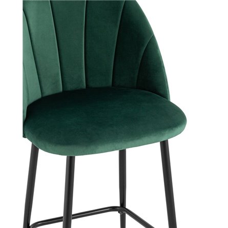 Логан велюр зелёный