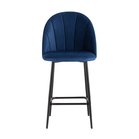 Логан велюр синий