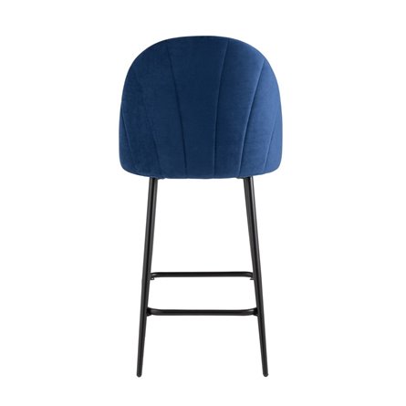 Логан велюр синий