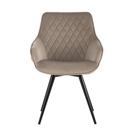 вращающийся Сеул велюр серо-бежевый