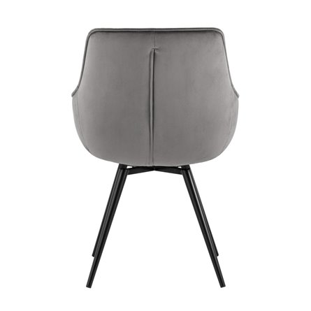 вращающийся Сеул велюр темно-серый