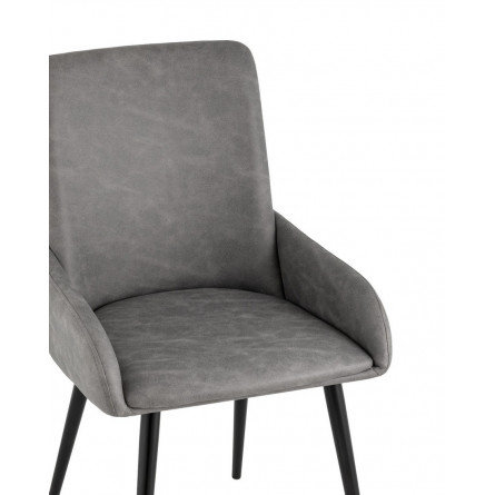 Мюнхен искусственная замша серый