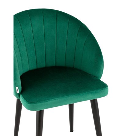 с подлокотниками Брюссель велюр зелёный