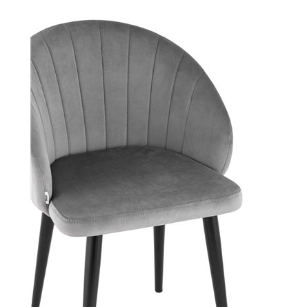 с подлокотниками Брюссель велюр серый