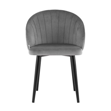 с подлокотниками Брюссель велюр серый