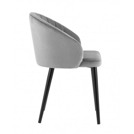 с подлокотниками Брюссель велюр серый