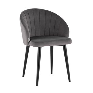 с подлокотниками Брюссель велюр тёмно-серый