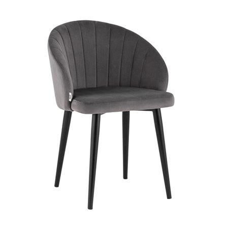 с подлокотниками Брюссель велюр тёмно-серый