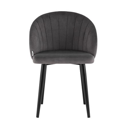 с подлокотниками Брюссель велюр тёмно-серый