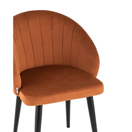 с подлокотниками Брюссель велюр терракотовый