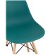 Eames Style DSW темно-бирюзовый, литой полипропилен, стальной каркас, натуральный массив бука Eames Style DSW темно-бирюзовый, литой полипропилен, стальной каркас, натуральный массив бука