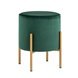Кейси велюр зелёный ножки золото