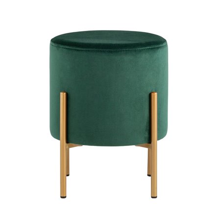 Кейси велюр зелёный ножки золото