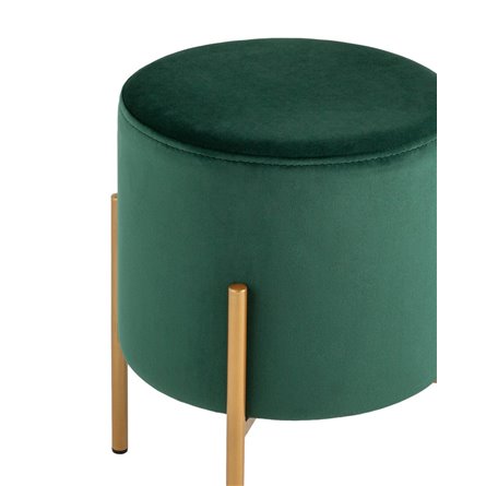 Кейси велюр зелёный ножки золото