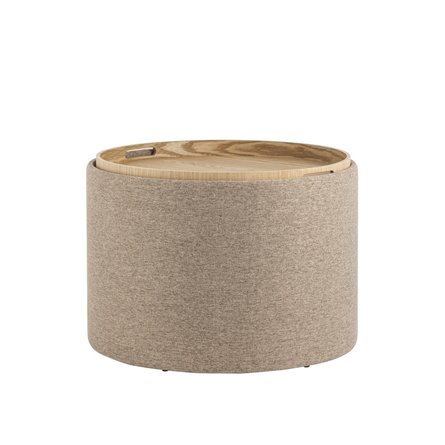 с ящиком Хюгге L рогожка бежевый двухсторонняя крышка