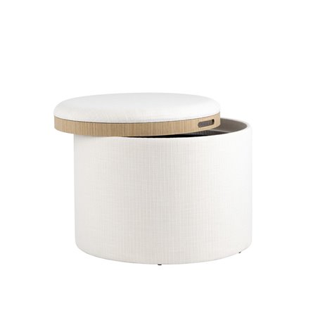 с ящиком Хюгге L рогожка белый двухсторонняя крышка