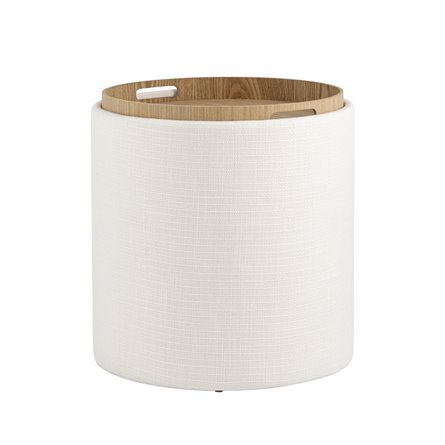 с ящиком Хюгге S рогожка белый двухсторонняя крышка