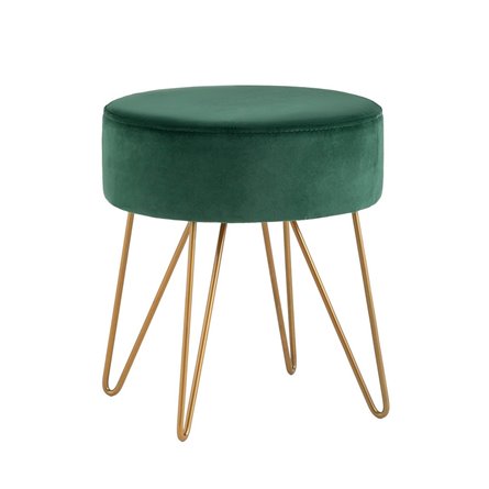 Спейси велюр зелёный ножки золото