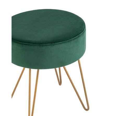 Спейси велюр зелёный ножки золото
