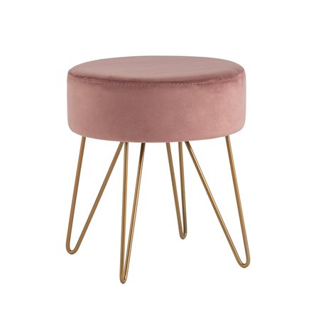 Спейси велюр пыльно-розовый ножки золото