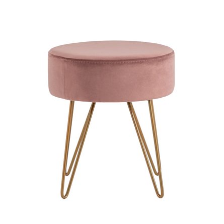 Спейси велюр пыльно-розовый ножки золото