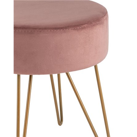 Спейси велюр пыльно-розовый ножки золото
