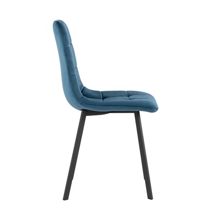 Chilly велюр сине-зеленый ножки металлические плоской формы