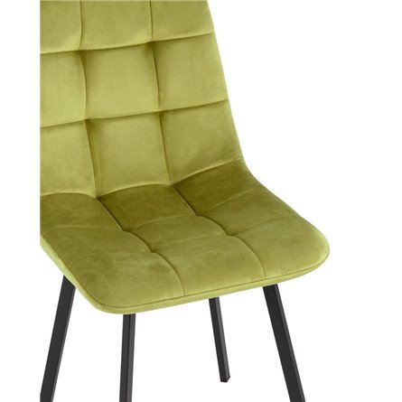 Chilly велюр фисташковый ножки металлические плоской формы