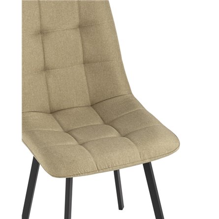 Chilly рогожка бежевый ножки металлические плоской формы