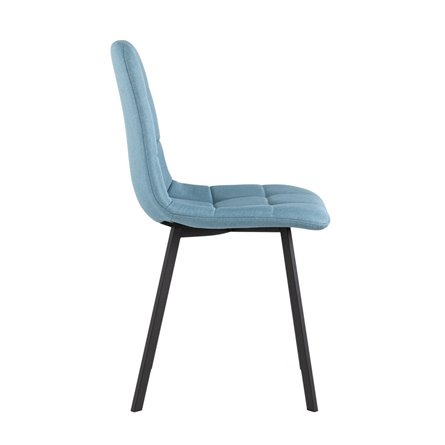 Chilly рогожка голубой ножки металлические плоской формы