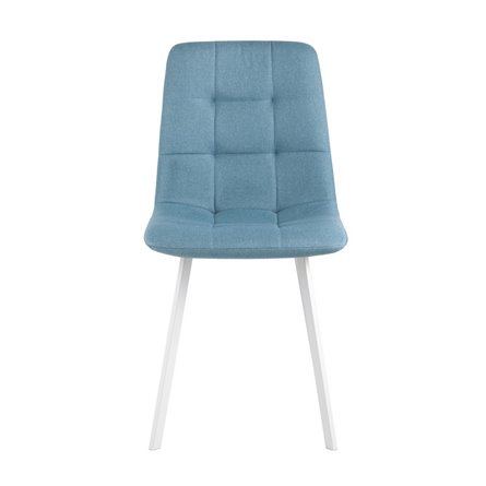 Chilly рогожка голубой ножки белые