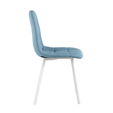 Chilly рогожка голубой ножки белые