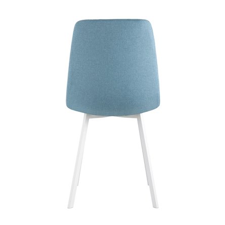 Chilly рогожка голубой ножки белые