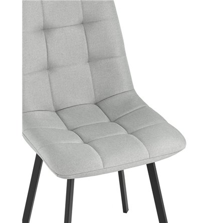 Chilly рогожка светло-серый ножки металлические плоской формы