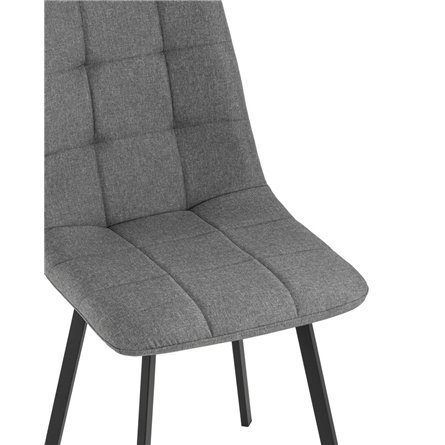 Chilly рогожка темно-серый ножки металлические плоской формы