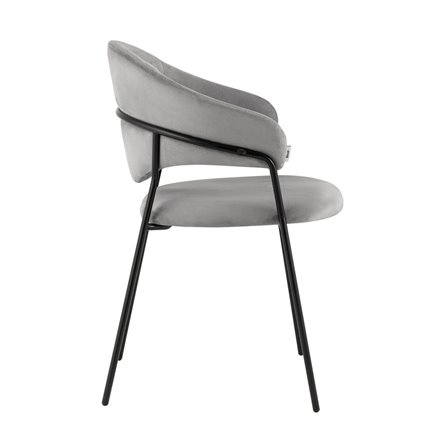 Алексис искусственная замша серый