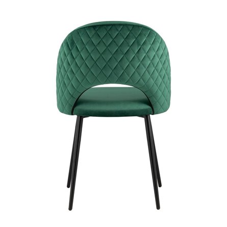 Меган NEW велюр с ромбами зелёный