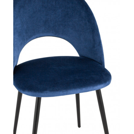 Меган NEW велюр с ромбами синий