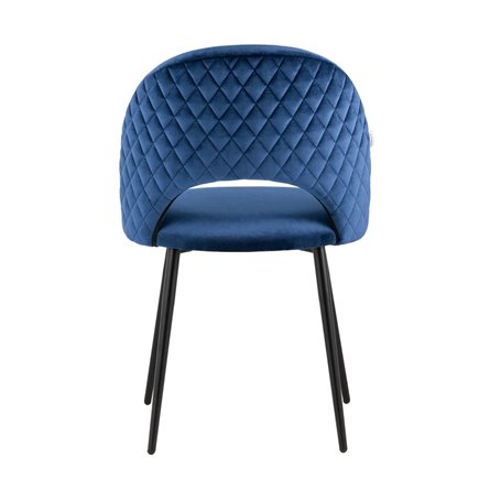 Меган NEW велюр с ромбами синий