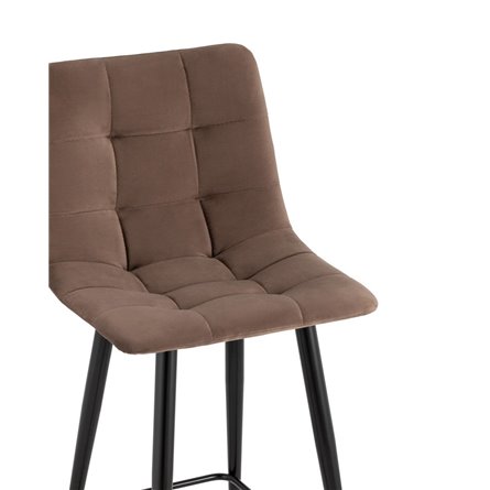 Джанго велюр коричневый высота сиденья 60 см
