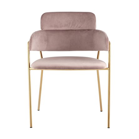 Полин велюр розовый